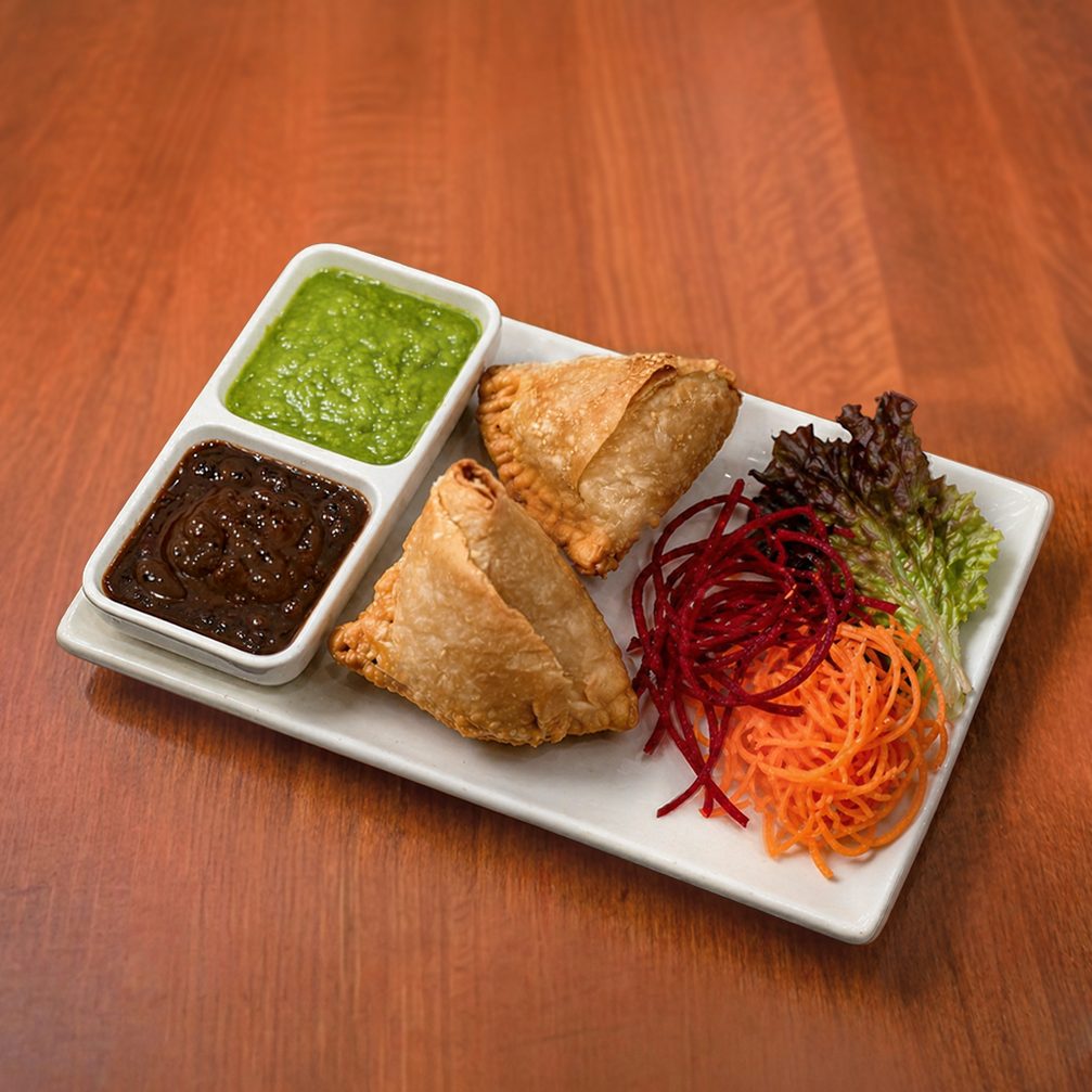 Vegetable Samosas.